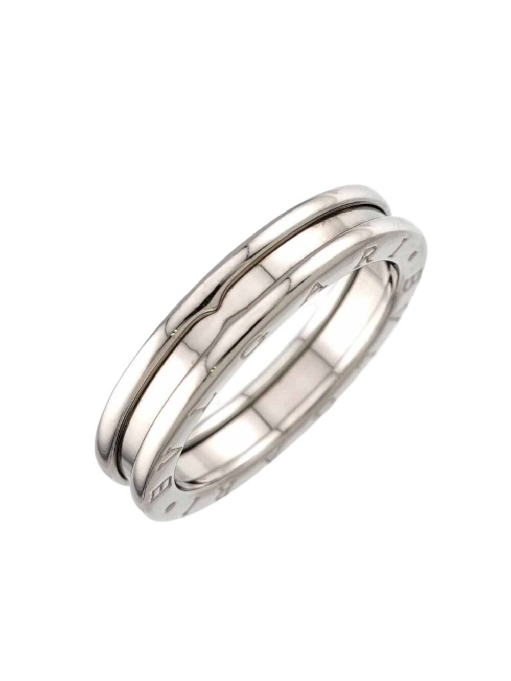 Bvlgari B.zero1 Band 59 Ring 18k White Gold 750